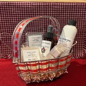 Bath & Body Gift Set - Red and Gold